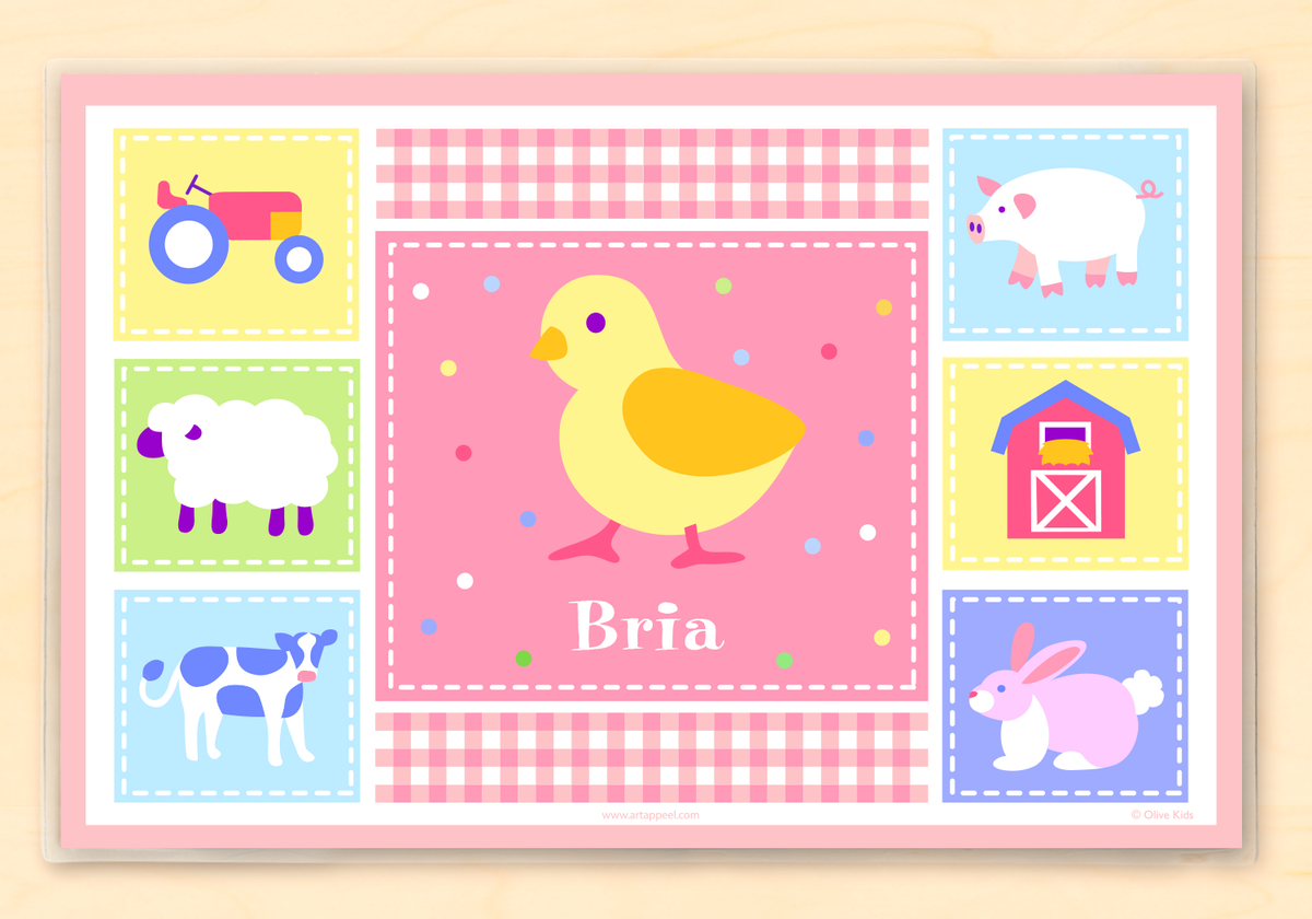 http://www.artappeel.com/cdn/shop/products/Country-Baby-Personalized-Placemat-COBA-P2X_1200x1200.png?v=1553214106