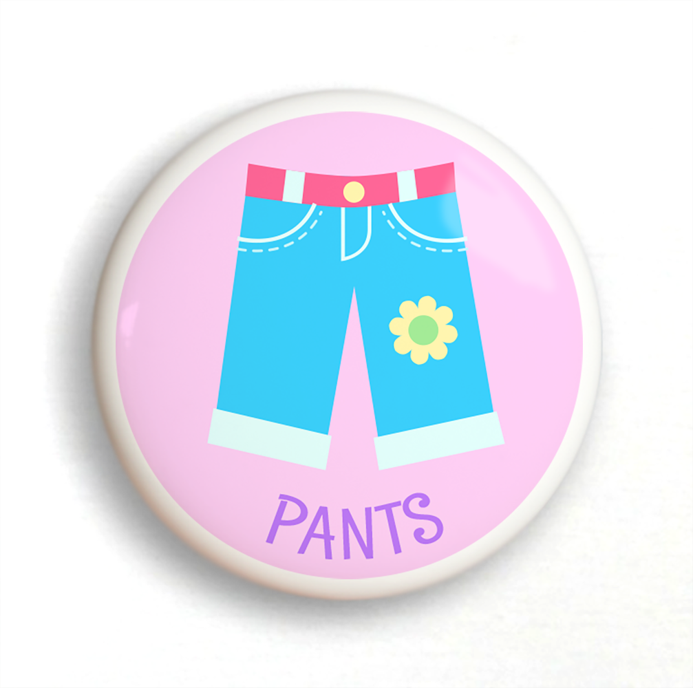 Dresserz Girls Pants Drawer Knob