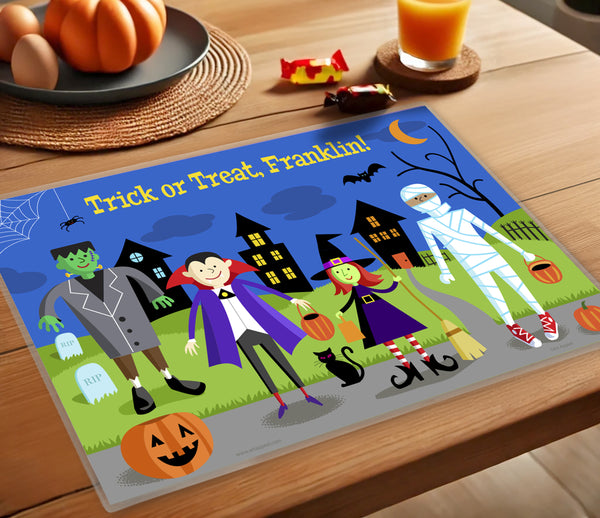 Halloween Trick or Treat Personalized Placemat