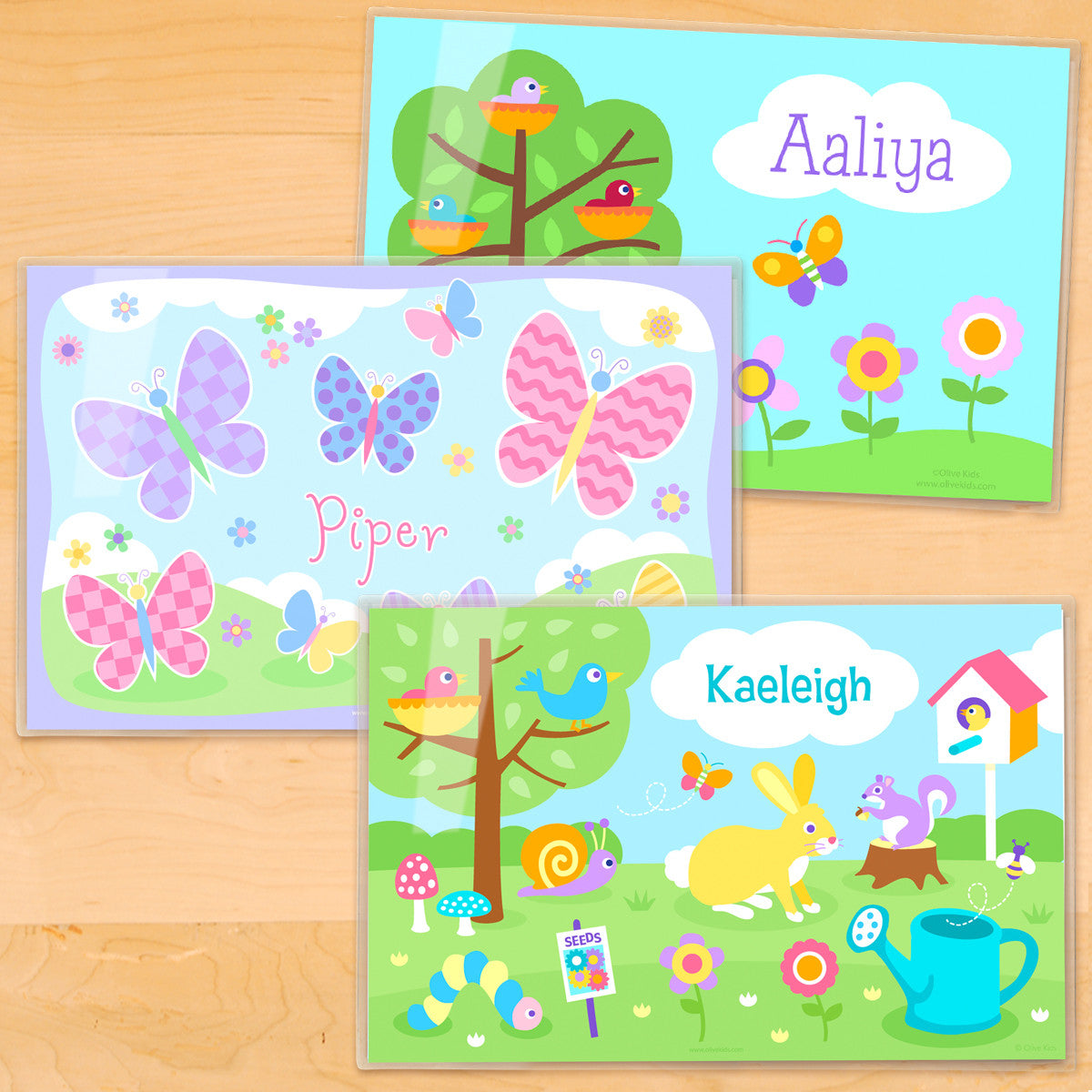 Personalized Coloring Placemat Pages Girls Set – Art Appeel