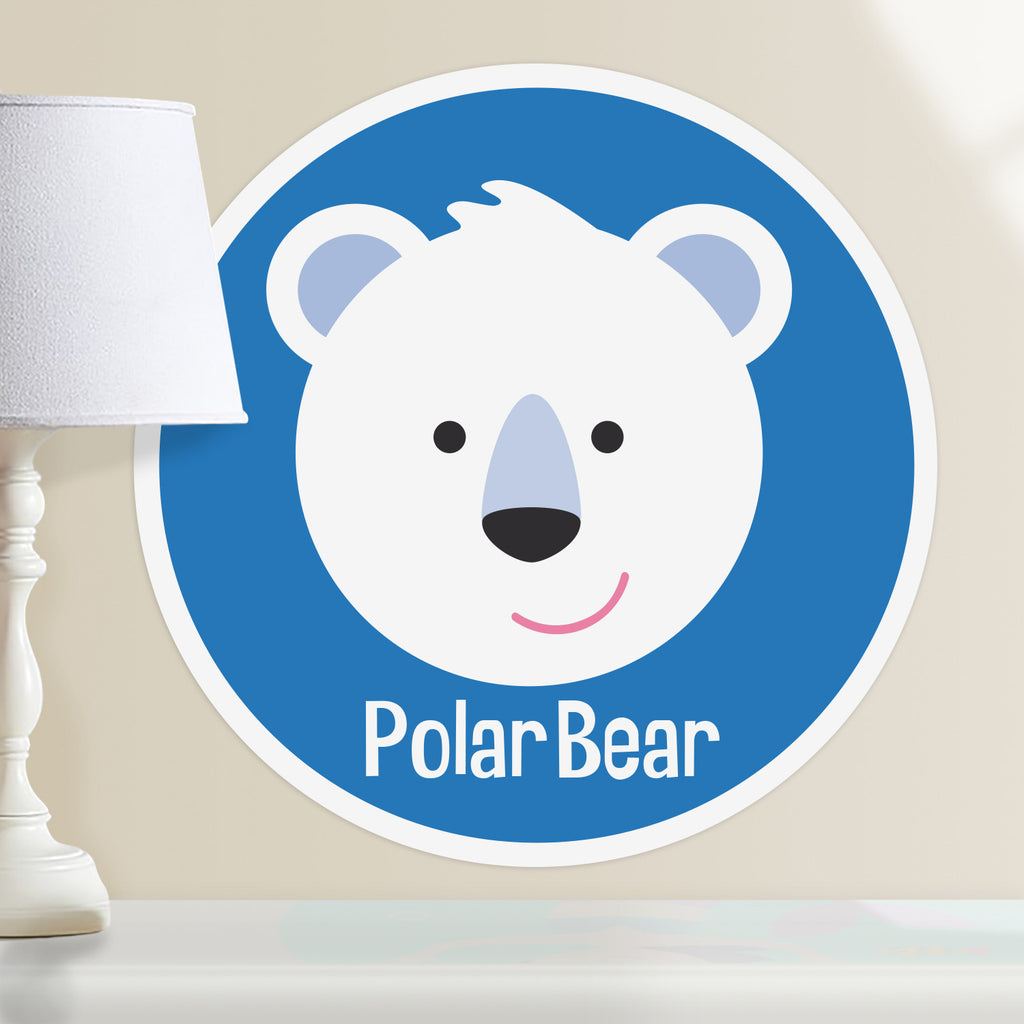 Reading polar bear - Bear - Sticker